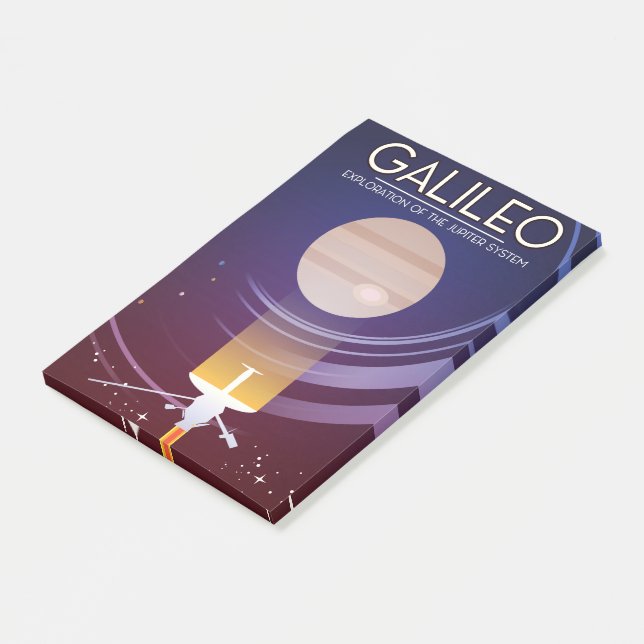 Galileo - Exploration of the Jupiter system Post-it Notes (Angled)