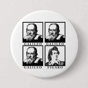Galileo Figaro BW 7.5 Cm Round Badge