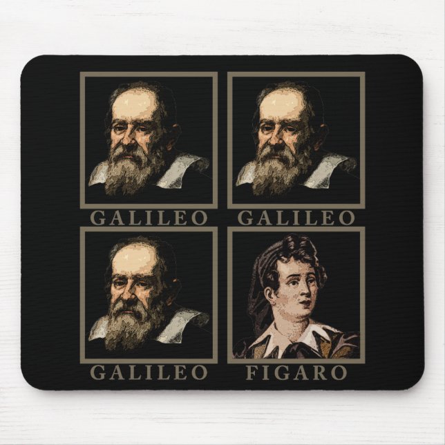 Galileo Figaro Mouse Pad (Front)