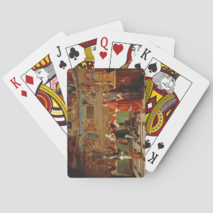 Galileo Galilei (1564-1642) before members of the Playing Cards