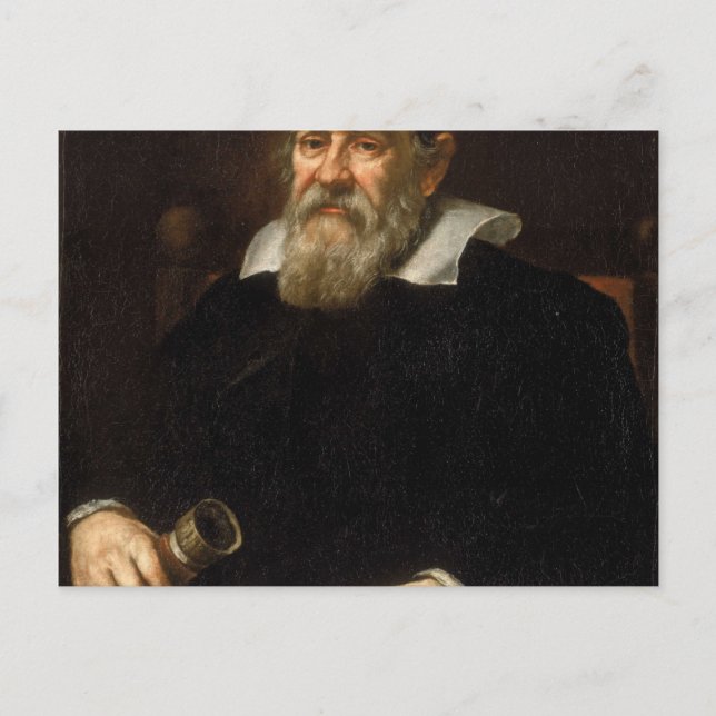Galileo Galilei Portrait Postcard (Front)