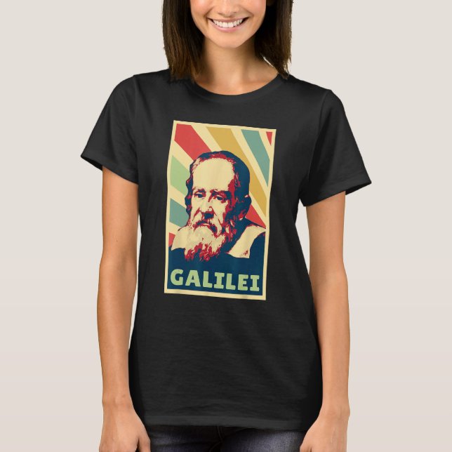 Galileo Galilei Vintage Colours T-Shirt (Front)