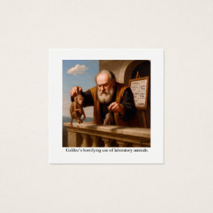 Galileo’s horrifying use of laboratory animals.