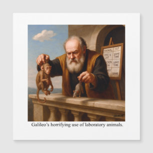 Galileo’s horrifying use of laboratory animals.