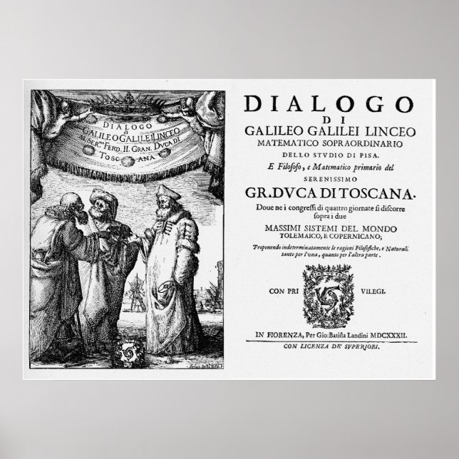 Galileo's Dialogo Poster (Front)
