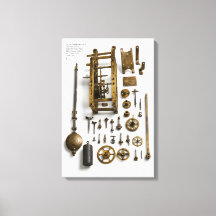 Galileo's Pendulum Clock Mechanism Print