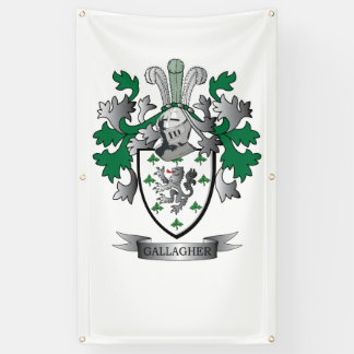 Gallagher Coat of Arms Banner