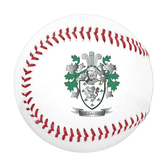 Gallagher Coat of Arms Baseball (Front Left)