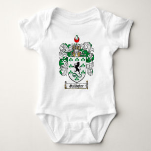 GALLAGHER FAMILY CREST - GALLAGHER COAT OF ARMS BABY BODYSUIT