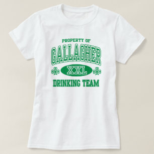 Gallagher Family Irish Drinking Team T-Shirt