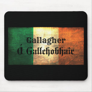 Gallagher Irish Flag Mouse Pad