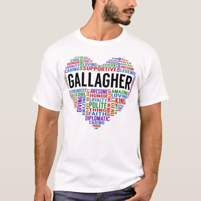 GALLAGHER Legend Heart T-Shirt (Front)