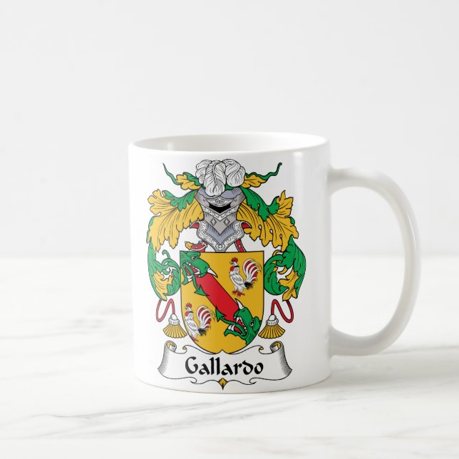 Gallardo Family Crest Coffee Mug (Right)