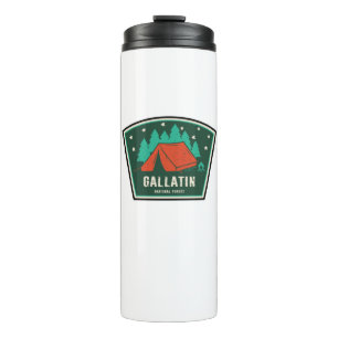 Gallatin National Forest Camping Thermal Tumbler
