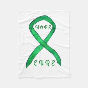 Gallbladder Cancer Awareness Ribbon Chemo Blanket