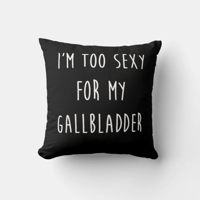 Gallbladder Removal Surgery Gift Design Cushion (Front)