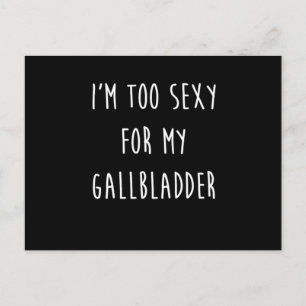 Gallbladder Removal Surgery Gift Design Postcard