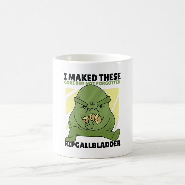 Gallbladder stones coffee mug (Center)