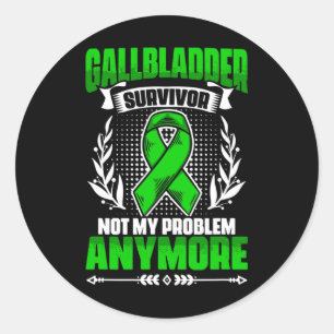 Gallbladder Survivor - Bile Duct Cancer Gallbladde Classic Round Sticker