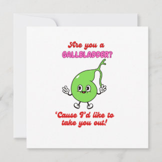 Gallbladder Valentines Card