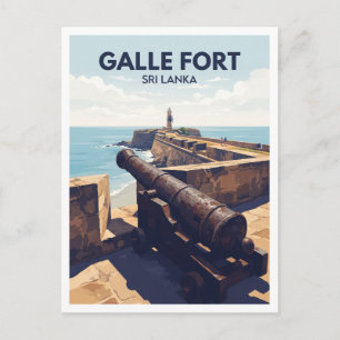Galle Fort Ramparts Sri Lanka Travel Gift Postcard