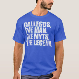 GallegosGallegos Family name Gallegos last Name Ga T-Shirt