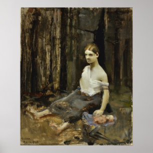 Gallen-Kallela - Clandestine Birth Poster