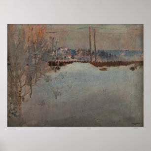 Gallen-Kallela - Fog Cave With Ore Poster