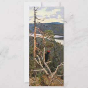 Gallen-Kallela - Great Black Woodpecker 1894 Invitation