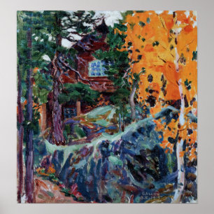 Gallen-Kallela - Kalela In Autumn Poster