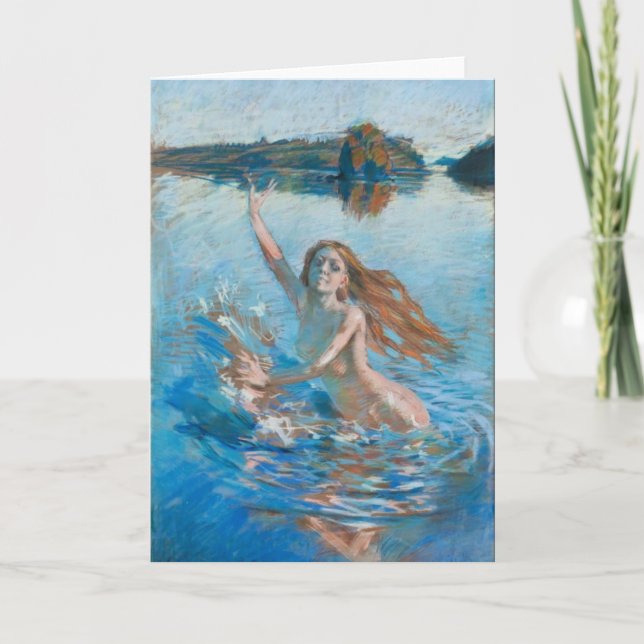 Gallen-Kallela’s Aino greeting card (Front)