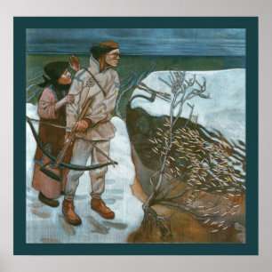 Gallen-Kallela’s “Revenge” art poster