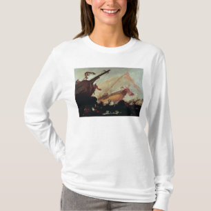 Galleons wrecked on a rocky shore T-Shirt