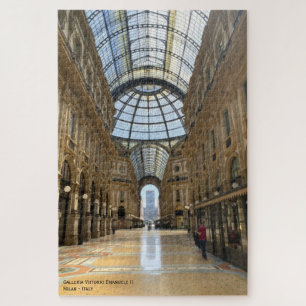 Galleria, arcade  - Milan, Italy Jigsaw Puzzle