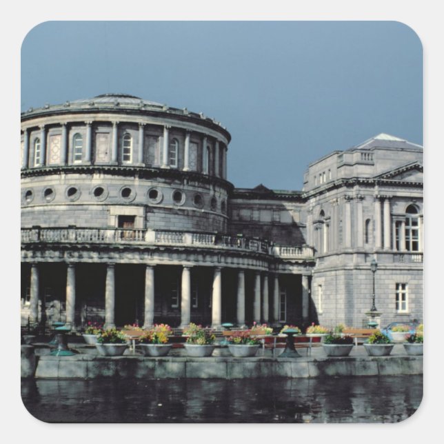 Gallery Exterior Square Sticker (Front)