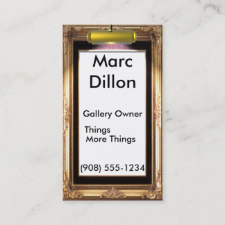 Gallery Frame Artists. Business Card