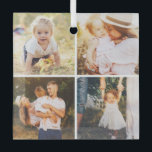 Gallery Grid 4 Photos Custom Photo Ornament<br><div class="desc">Designed by Berry Berry Sweet,  Modern Stationery and Personalised Gifts. Visit our website at www.berryberrysweet.com to see our full product lines.</div>