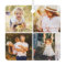 Gallery Grid 4 Photos Custom Photo Ornament