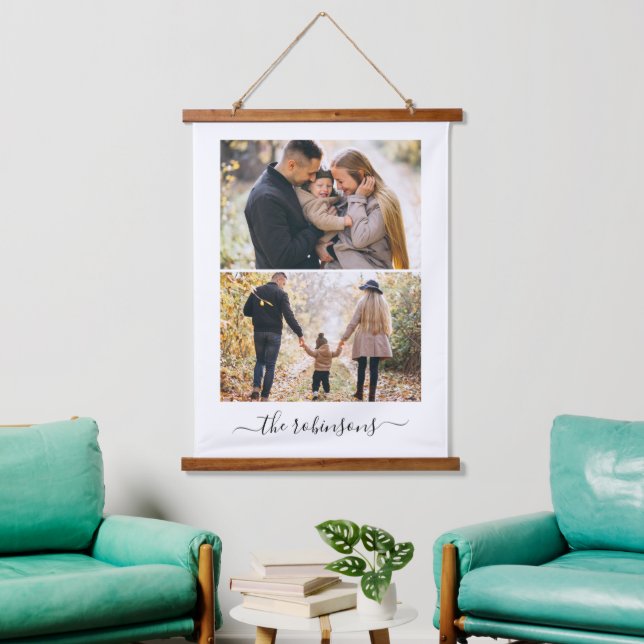 Gallery of 2 Personalised Photo Hanging Tapestry (Living Room)
