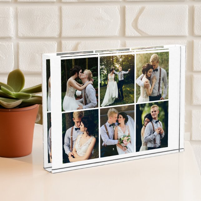 Gallery of 6 Personalised Photo Block (Creator Uploaded)