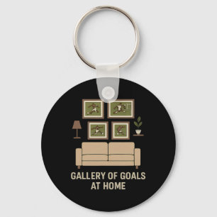 Gallery Of Goals At Home Soccer Fan Design Key Ring
