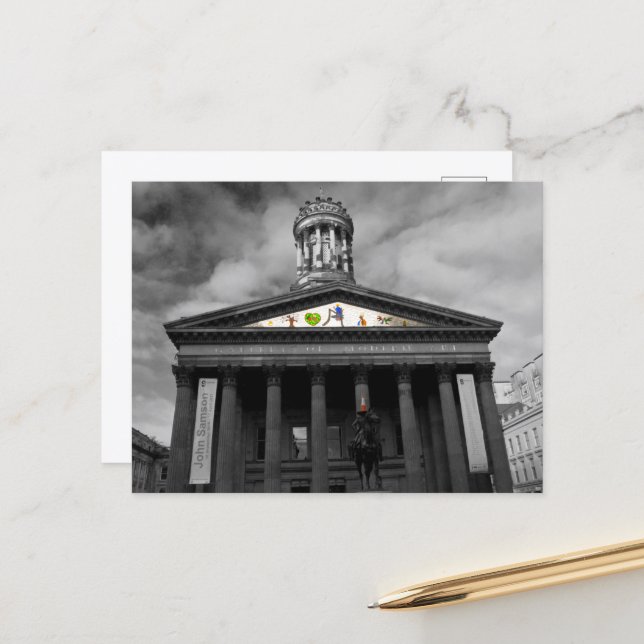 Gallery of Modern Art, Glasgow, Scotland Postcard (Front/Back In Situ)