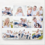 Gallery Of Nine Personalised Colour Photo Mouse Pa Mouse Pad<br><div class="desc">Personalised photo gift designed by Berry Berry Sweet. Visit our site at www.berryberrysweet.com for modern stationery and custom gifts.</div>