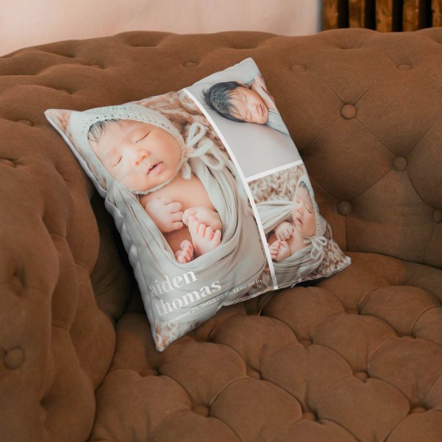 Gallery of Three Editable Colour Photo Throw Pillo Cushion (Creator Uploaded)