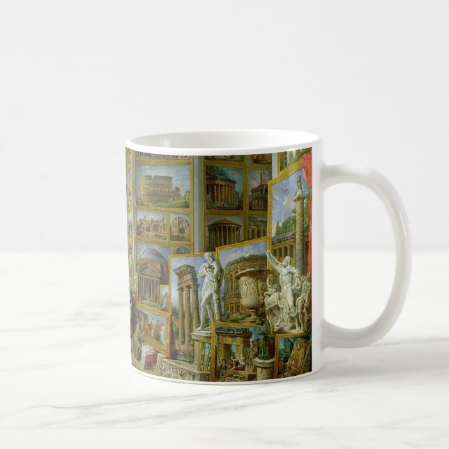 Gallery of Views of Ancient Rome, 1758 Coffee Mug (Right)