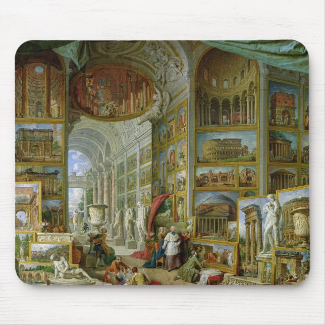 Gallery of Views of Ancient Rome, 1758 Mouse Pad (Front)