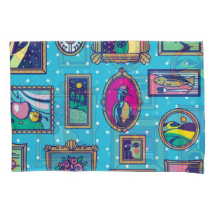 Gallery Wall: Diverse Picture Collection Pillowcase