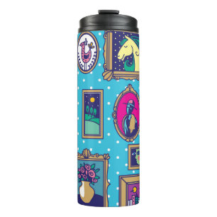 Gallery Wall: Diverse Picture Collection Thermal Tumbler