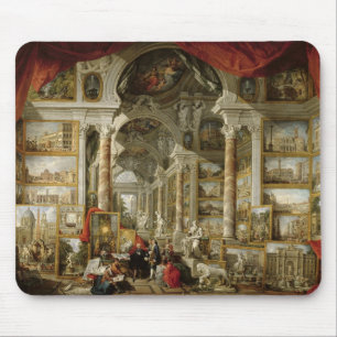 Gallery with Views of Modern Rome, 1759 Mouse Pad