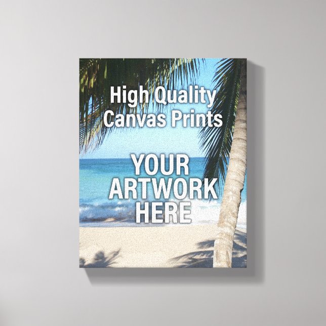 Gallery Wrapped Canvas Prints of Your Artwork (Front)